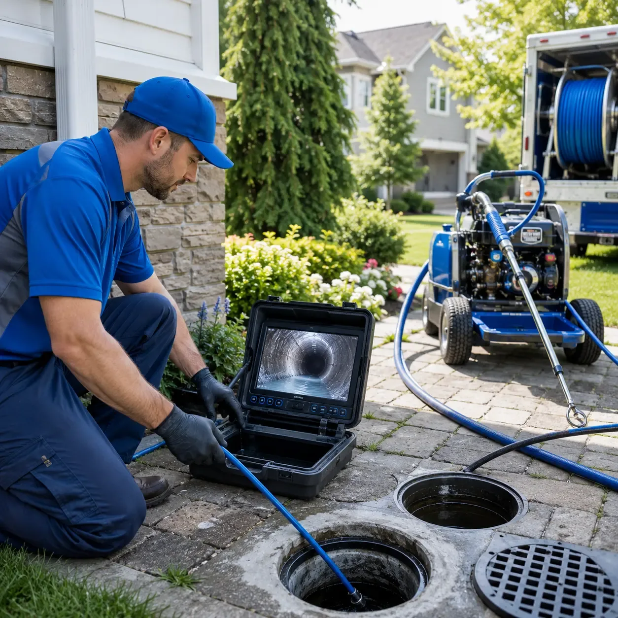 Outdoor drain cleaning professionals serving Saginaw, MN